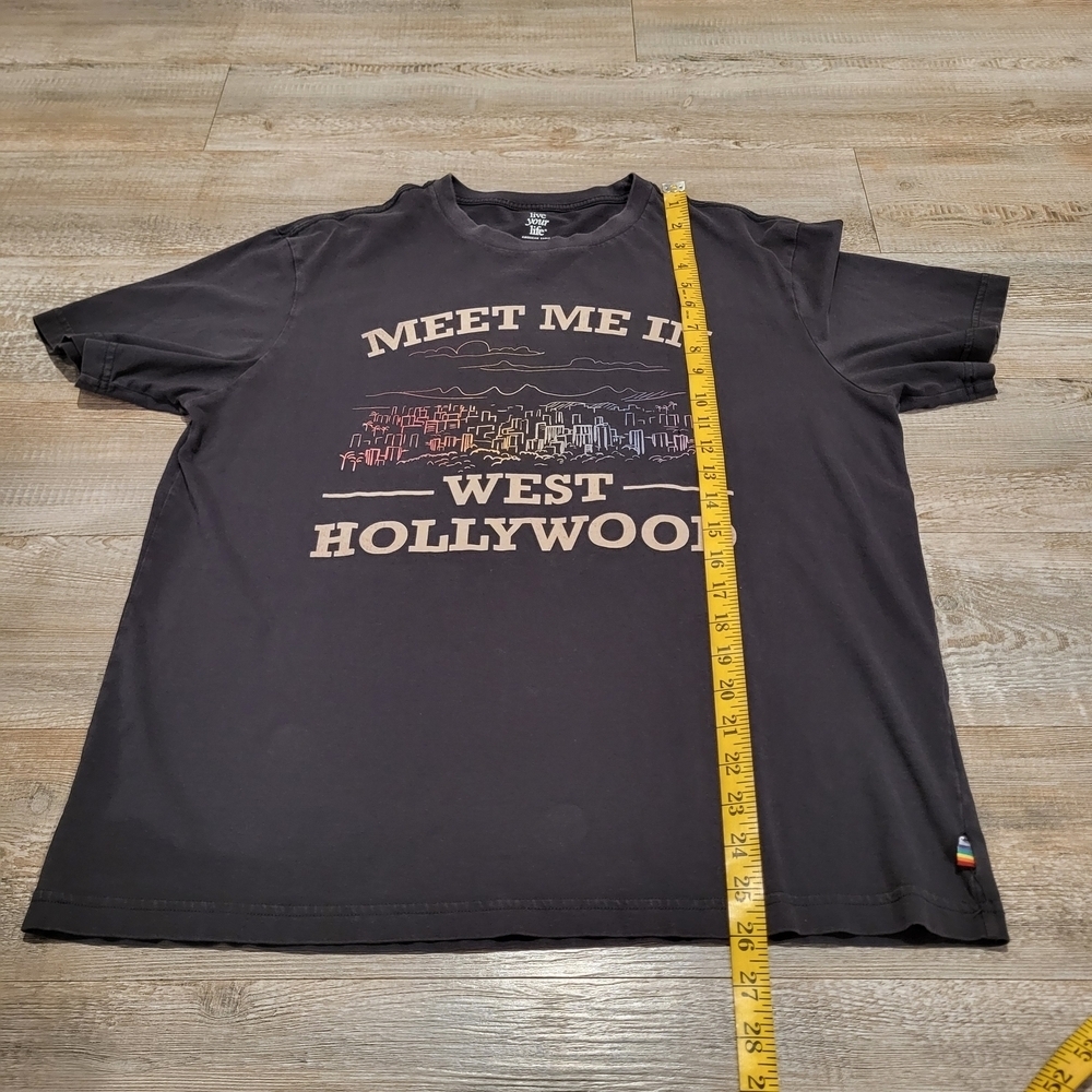 American Eagle Outfitters Live Your Life Graphic Tee Shirt Mens Size Medium - Picture 6 of 7